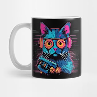 80s Cat Style Mug